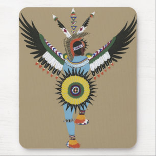 Amerikanischer Ureinwohner Tänzer-Mousepad Mousepad