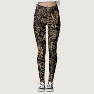 Amerikanischer Ureinwohner verziert Leggings