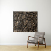 Amerikanischer Ureinwohner verziert Wandteppich (Beispiel (Horizontal))