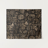 Amerikanischer Ureinwohner verziert Wandteppich (Vorderseite (Horizontal))