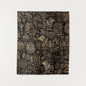 Amerikanischer Ureinwohner verziert Wandteppich (Vorderseite)