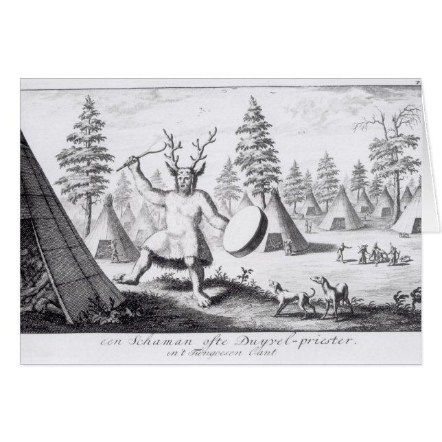 Amerikanischer UreinwohnerShaman (Vorderseite (Horizontal))