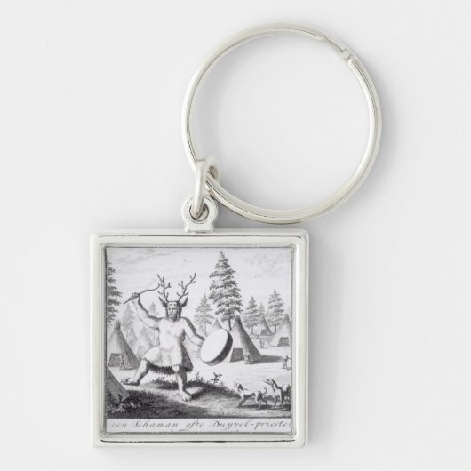 Amerikanischer UreinwohnerShaman Schlüsselanhänger (Vorne)