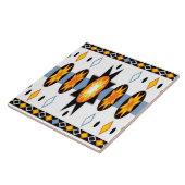 Amerikanischer Ureinwohnersun-Musterfliese Fliese (Seite)