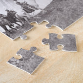 Amerikanischer Ureinwohnerteepee-Lager, Montana, Puzzle (Seite)