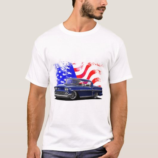 Amerikanischer US FlaggeImpala T-Shirt (Vorderseite)