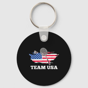 Amerikanischer USA-Team-Shuttle-Racket-Badminton-S Schlüsselanhänger