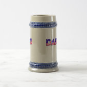 amerikanischer Vater Bierglas (Mittel)