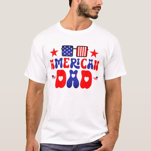 amerikanischer Vater T-Shirt (Vorderseite)