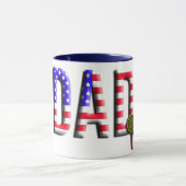 amerikanischer Vater Tasse (Zentrum)