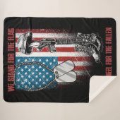 Amerikanischer Veteran Sherpadecke (Vorderseite (Horizontal))