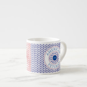 AMERIKANISCHER VETERANE Espresso-Tasse Espressotasse