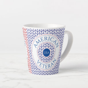 AMERIKANISCHER VETERANE Latte Tasse