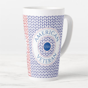 AMERIKANISCHER VETERANE Tall Latte Tasse