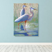 amerikanischer Vogel Leinwanddruck (Insitu (Holzboden))