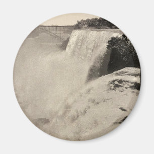 Amerikanischer Wasserfall von Goat Island, Niagara Magnet