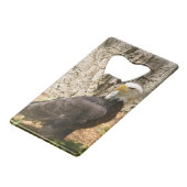 Amerikanischer Weißkopfseeadler-Flaschen-Öffner Geldbeutel Flaschenöffner (Rückseite Schrägansicht)