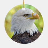 Amerikanischer Weißkopfseeadler Keramikornament (Hinten)