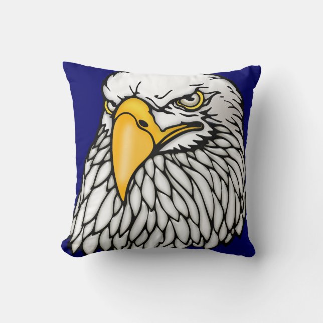 Amerikanischer Weißkopfseeadler Kissen (Vorderseite)