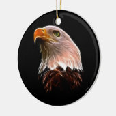 Amerikanischer Weißkopfseeadler-Kopf Keramik Ornament (Links)