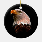 Amerikanischer Weißkopfseeadler-Kopf Keramik Ornament (Hinten)