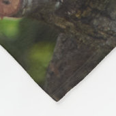 Amerikanischer Weißkopfseeadler-Wurf Fleecedecke (Ecke)