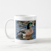 Amerikanischer Widgeon Drake Kaffeetasse (Links)
