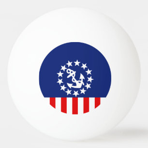 Amerikanischer Yacht-Flaggen-nautischdekor Tischtennisball