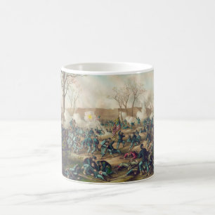 Amerikanischer ziviler Kriegs-Kampf des Forts Kaffeetasse