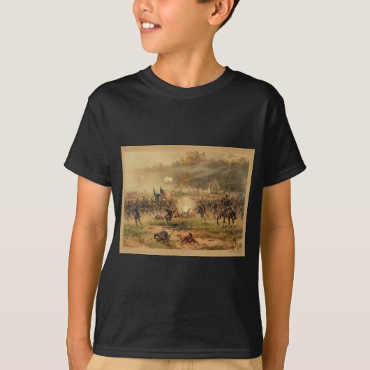 Amerikanischer ziviler Kriegs-Kampf von Antietam T-Shirt (Vorderseite)