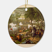 Amerikanischer ziviler Kriegs-Kampf von Keramikornament (Links)