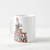 Amerikanischer Zombie Kaffeetasse (Vorderseite Links)