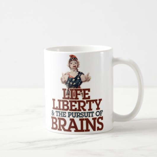 Amerikanischer Zombie Kaffeetasse (Rechts)