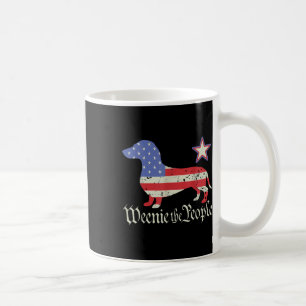 Amerikanisches 4. Juli Dachshund Liebhaber Shirt W Kaffeetasse