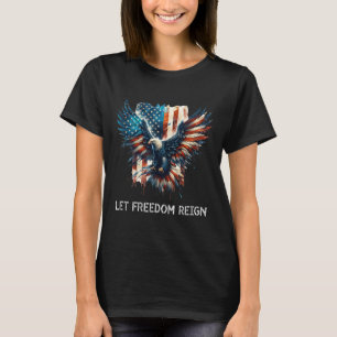 Amerikanisches Adler-Shirt zum 4. Juli - Lass die  T-Shirt