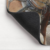 Amerikanisches Arbeits-Pferd Mousepad (Ecke)