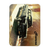 Amerikanisches Auto in Havanna, kubanischer Magnet (Vertikal)