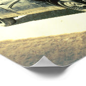 Amerikanisches Auto in Havanna, kubanisches Kunstp Poster (Ecke)