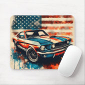 amerikanisches Auto Mousepad (Mit Mouse)