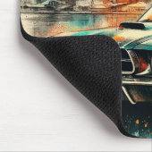 amerikanisches Auto Mousepad (Ecke)