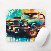 amerikanisches Auto Mousepad (Mit Mouse)
