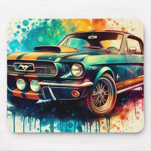 amerikanisches Auto Mousepad (Vorne)