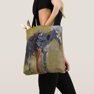 Amerikanisches Badlands: Cowboy aus dem Wilden Wes Tasche
