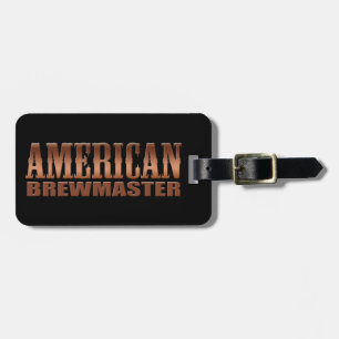 amerikanisches brewmaster Zuhause-Brauerbier Gepäckanhänger
