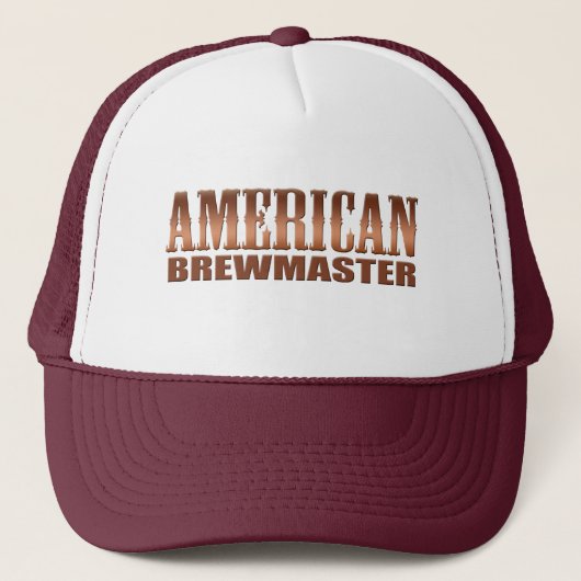 amerikanisches brewmaster Zuhause-Brauerbier Truckerkappe (Vorderseite)