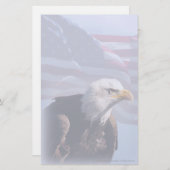 Amerikanisches Briefpapier (Vorne/Hinten)