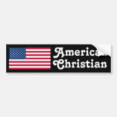 Amerikanisches christliches autoaufkleber (Vorne)