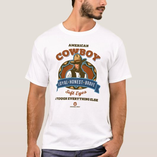 Amerikanisches Cowboy-T-Shirt T-Shirt (Vorderseite)