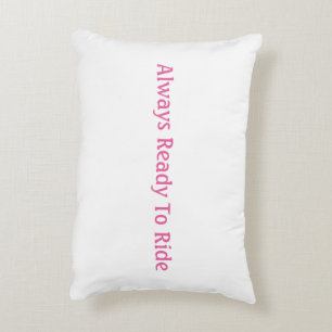 Amerikanisches Cowgirl-Rosa-Logo-Kissen bereit zu Zierkissen