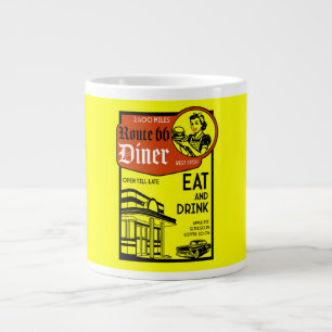 Amerikanisches Diner der 1950er Jahre Jumbo-Tasse